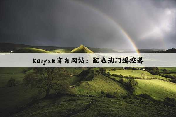 Kaiyun官方网站：配电动门遥控器