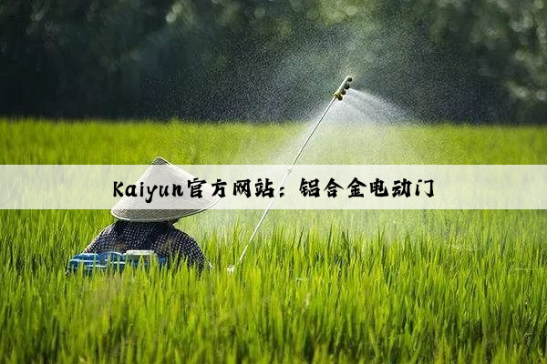 Kaiyun官方网站：铝合金电动门